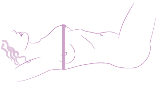 Laying Bust Measurement